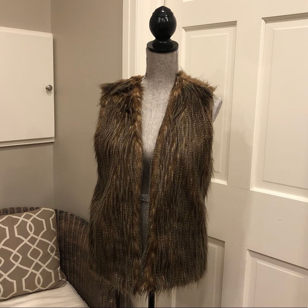 Pink Republic Faux Fur Vest